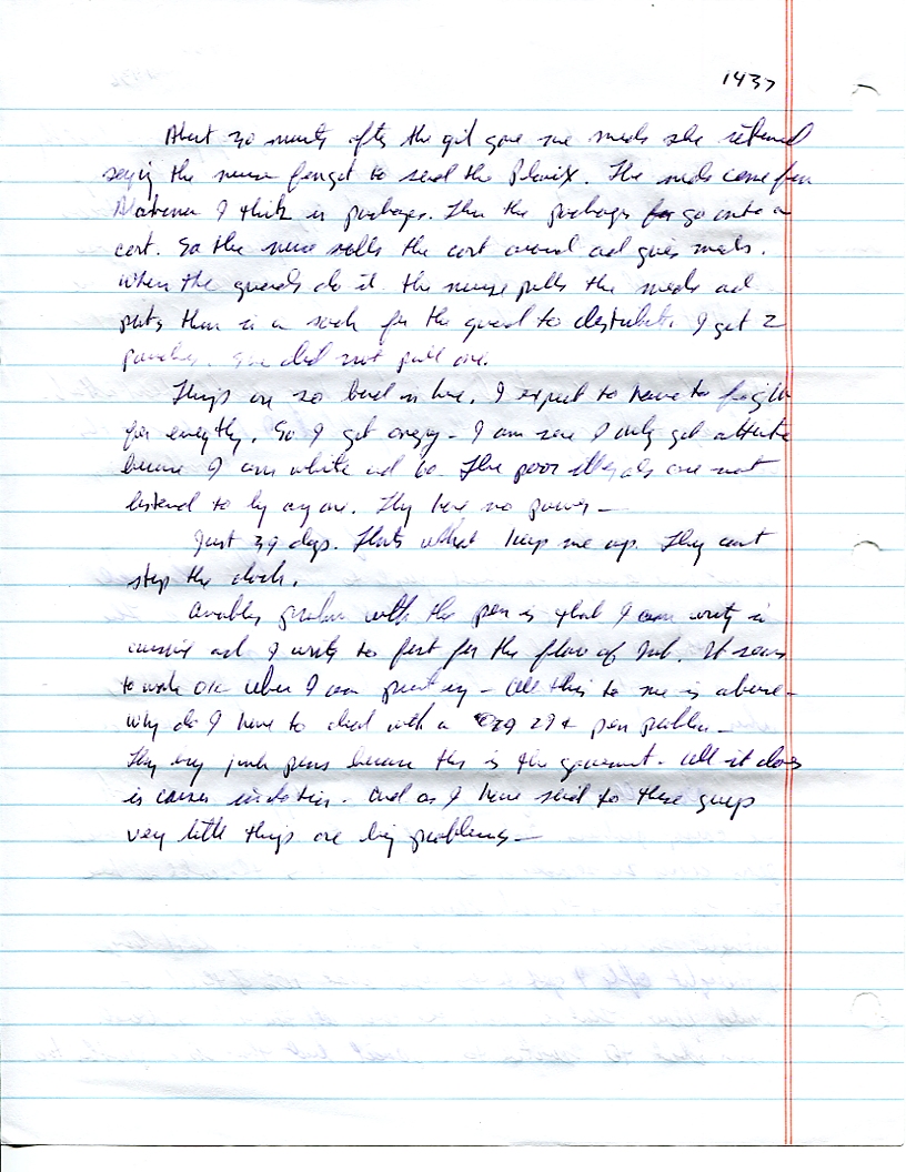 Dr John WorldPeace 2008 Prison Journal